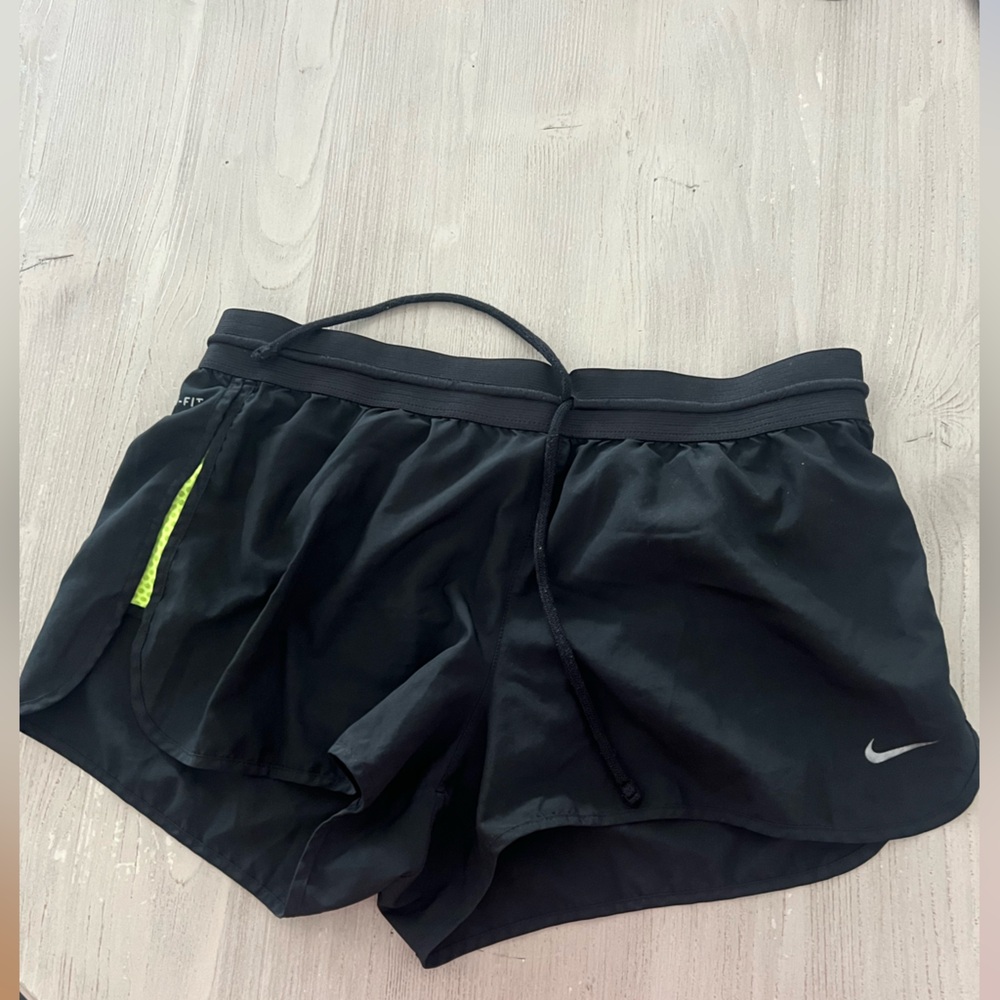 Nike women’s black dri fit shorts